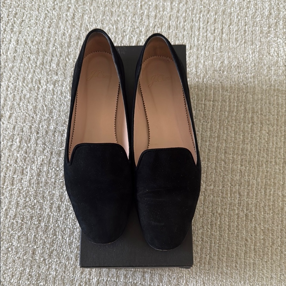 J. Crew Black Smoking Suede Slipper - Picture 2 of 6